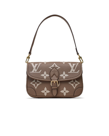 Louis Vuitton Diane Monogram Empreinte Leather Tourterelle Creme Bag 89441255