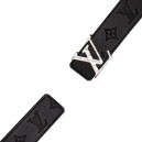 Ремінь Louis Vuitton Shadow 40mm Belt Black Silver
