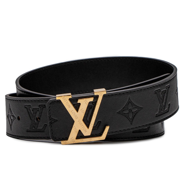 Ремінь Louis Vuitton Shadow 40mm Belt Black Gold