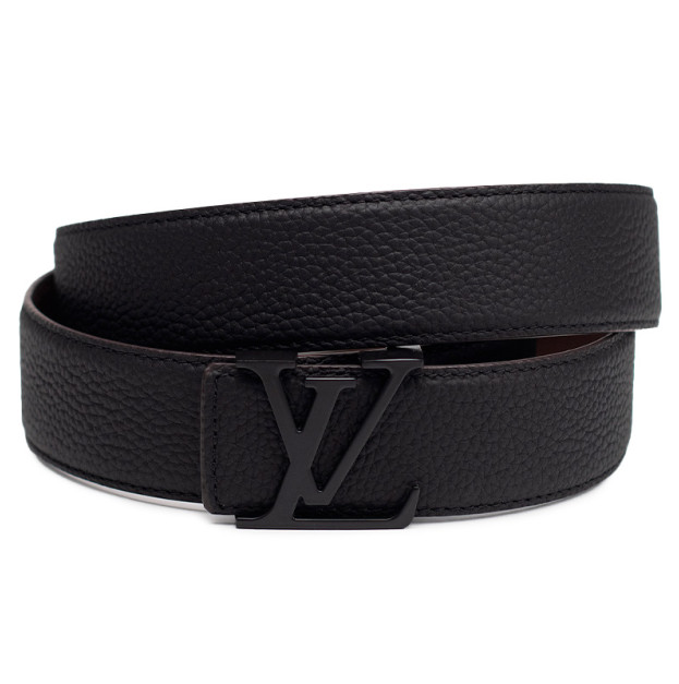 Ремінь Louis Vuitton Leather 40mm All Black