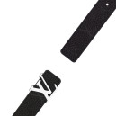 Ремень Louis Vuitton Reversible Leather Belt 30mm Embossing Black Silver