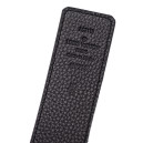 Louis Vuitton Leather Belt 40mm Embossing All Black