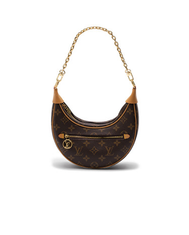 Louis Vuitton Loop Handbag Monogram Brown in Coated Canvas 89555400