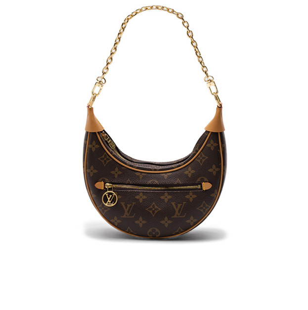 Louis Vuitton Loop Handbag Monogram Brown in Coated Canvas 89555400
