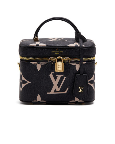 Louis Vuitton Vanity PM Bag Monogram Empreinte Noir 86628950
