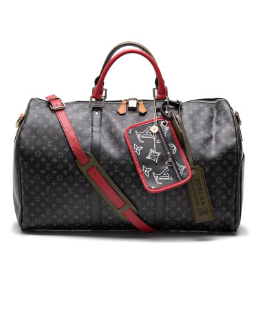 Сумка Louis Vuitton Keepall Bandouliere Bag Limited Edition Patchwork Monogram E 72896636