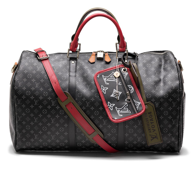 Сумка Louis Vuitton Keepall Bandouliere Bag Limited Edition Patchwork Monogram E 72896636