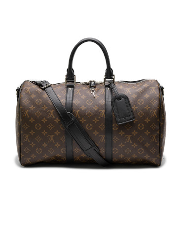 Louis Vuitton Keepall Bag Bandouliere 45 Brown Canvas 72896640