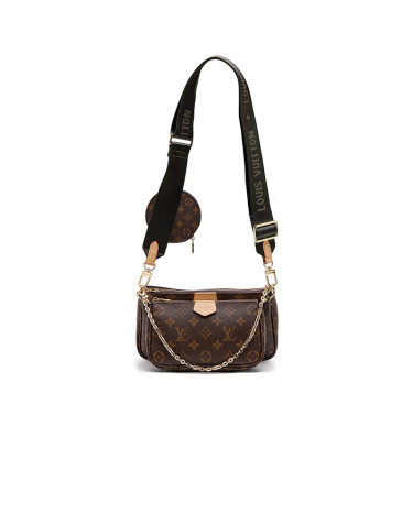 Bag Louis Vuitton Multi Pochette Brown Green 89580295