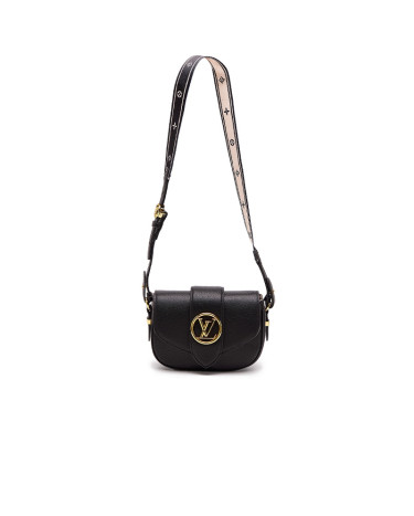 Louis Vuitton Pont 9 Soft PM Black Leather Bag 89565600