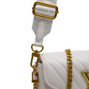 Louis Vuitton New Wave Multi Pochette Bag White Gold 89569590