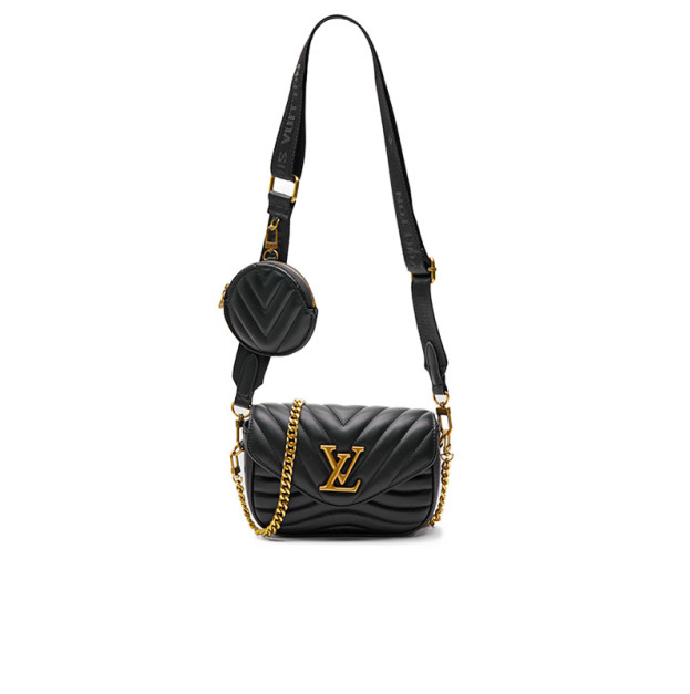 Сумка Louis Vuitton New Wave Multi Pochette Bag Black Gold 89555350