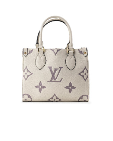 Louis Vuitton Tote Bag Beige Violet 81224192