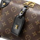Сумка Louis Vuitton Monogram Petite Malle Souple Canvas Shoulder Bag Brown Black 81216980