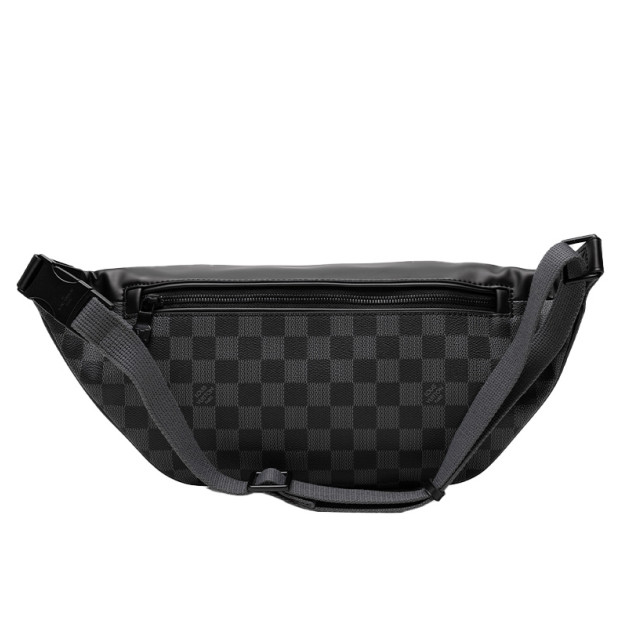 Сумка Louis Vuitton Discovery PM Bumbag Grey Chess Canvas M46732