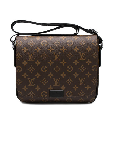 Сумка Louis Vuitton District PM Monogram Macassar Canvas Brown JC188483