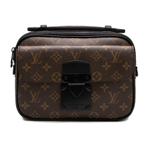 Сумка Louis Vuitton S Lock Messenger Damier Graphite Canvas Brown JC1216495