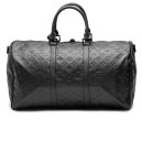 Сумка Louis Vuitton Keepall Bandouliere 50 Monogram Shadow Black in Embossed Leather M59025