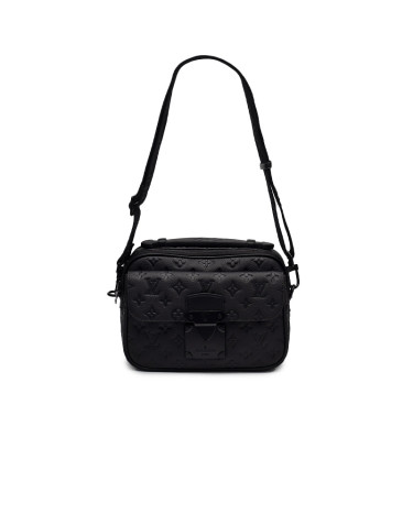 Сумка Louis Vuitton S Lock Messenger 2Way Shoulder Bag Monogram Embossed Black F779856