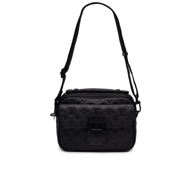 Сумка Louis Vuitton S Lock Messenger 2Way Shoulder Bag Monogram Embossed Black F779856