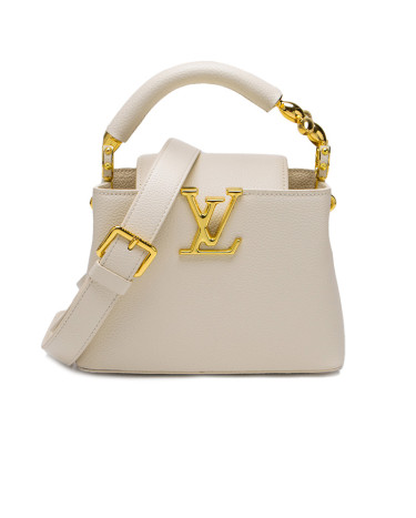 Louis Vuitton Capucines Mini White Gold M14988