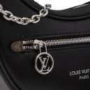 Сумка Louis Vuitton Loop Handbag Monogram Black Canvas With Silver M11990
