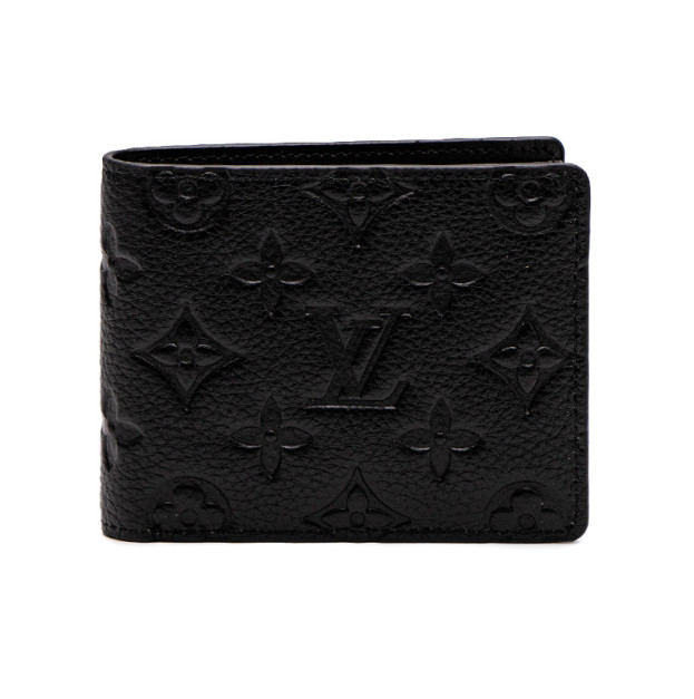 Кошелек Louis Vuitton Multiple Wallet Monogram Taurillon Leather Black