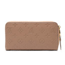 Louis Vuitton Zippy Vertical Wallet Beige Canvas
