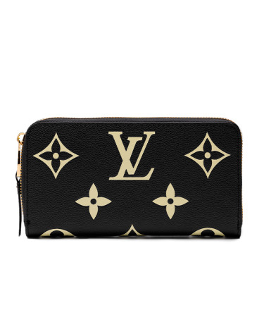 Гаманець Louis Vuitton Clemence Wallet Bicolor Black Cream
