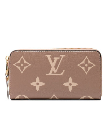 Гаманець Louis Vuitton Clemence Wallet Bicolor Beige Cream