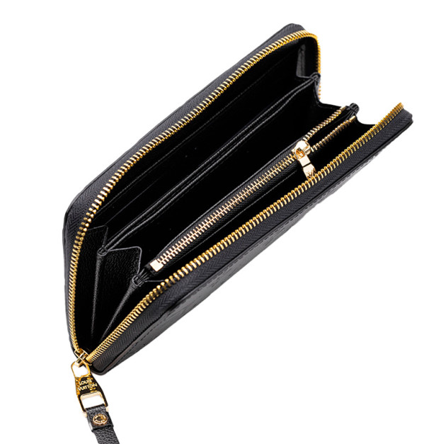 Гаманець Louis Vuitton Zippy Vertical Wallet Black Canvas