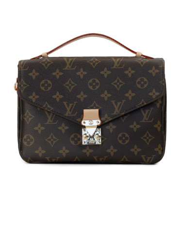 Louis Vuitton Pochette Metis Monogram Dark Brown Bag 89331255