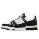 Louis Vuitton Trainer Black Monogram Denim 1AC2A7