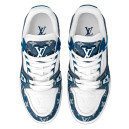 Louis Vuitton Trainer Monogram Denim Light Blue 1AC2AS