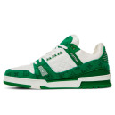 Louis Vuitton Trainer Green Monogram Denim 1A9JHV