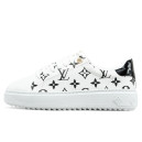 Louis Vuitton Trainer Time Out Monogram Blanc White Black