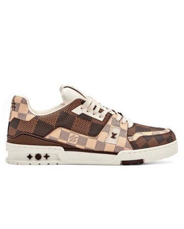 Louis Vuitton Trainer Monogram Damier Brown Ebene 1AAST7