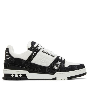 Louis Vuitton Trainer Black Monogram Denim 1AC2A7