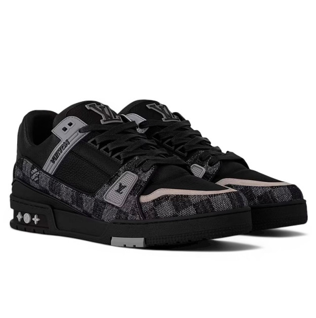 Louis Vuitton Trainer Black White 1ACWD9